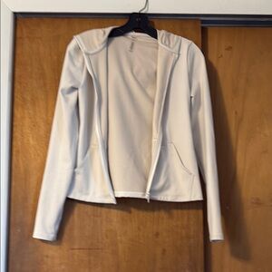 Beyond Yoga Cream Asymmetrical Blazer